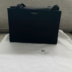 Classic Kate Spade Black Nylon Handbag